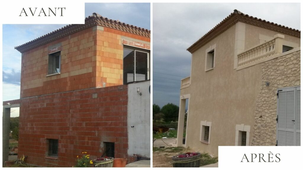 realisation facade caveau degustation