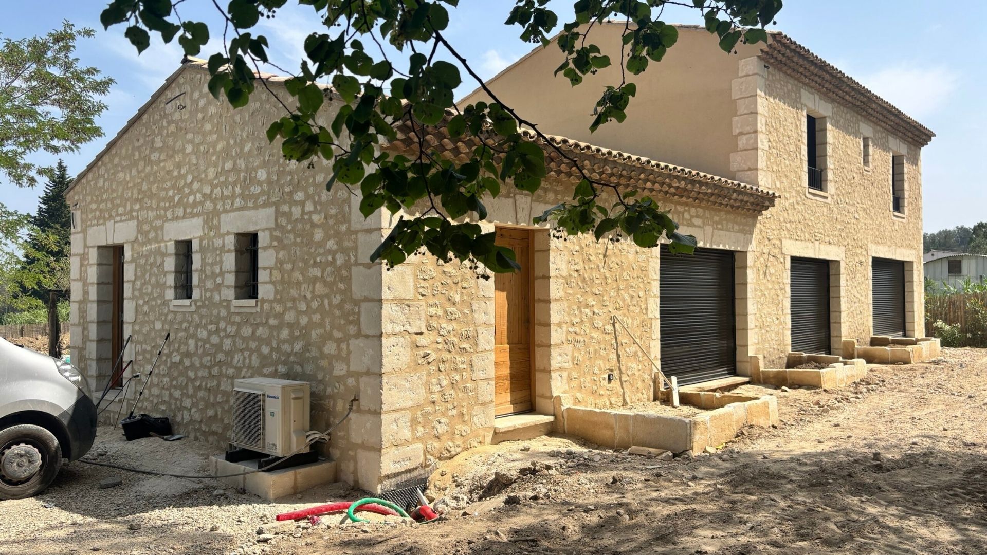 renovation facade imitation pierre saint remy provence